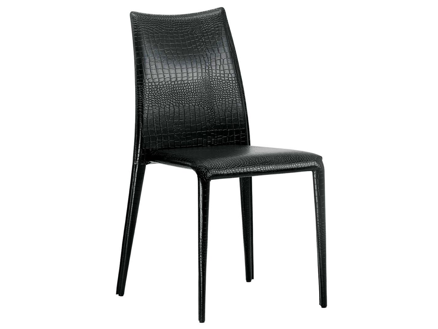 MISS Upholstered tanned leather chair