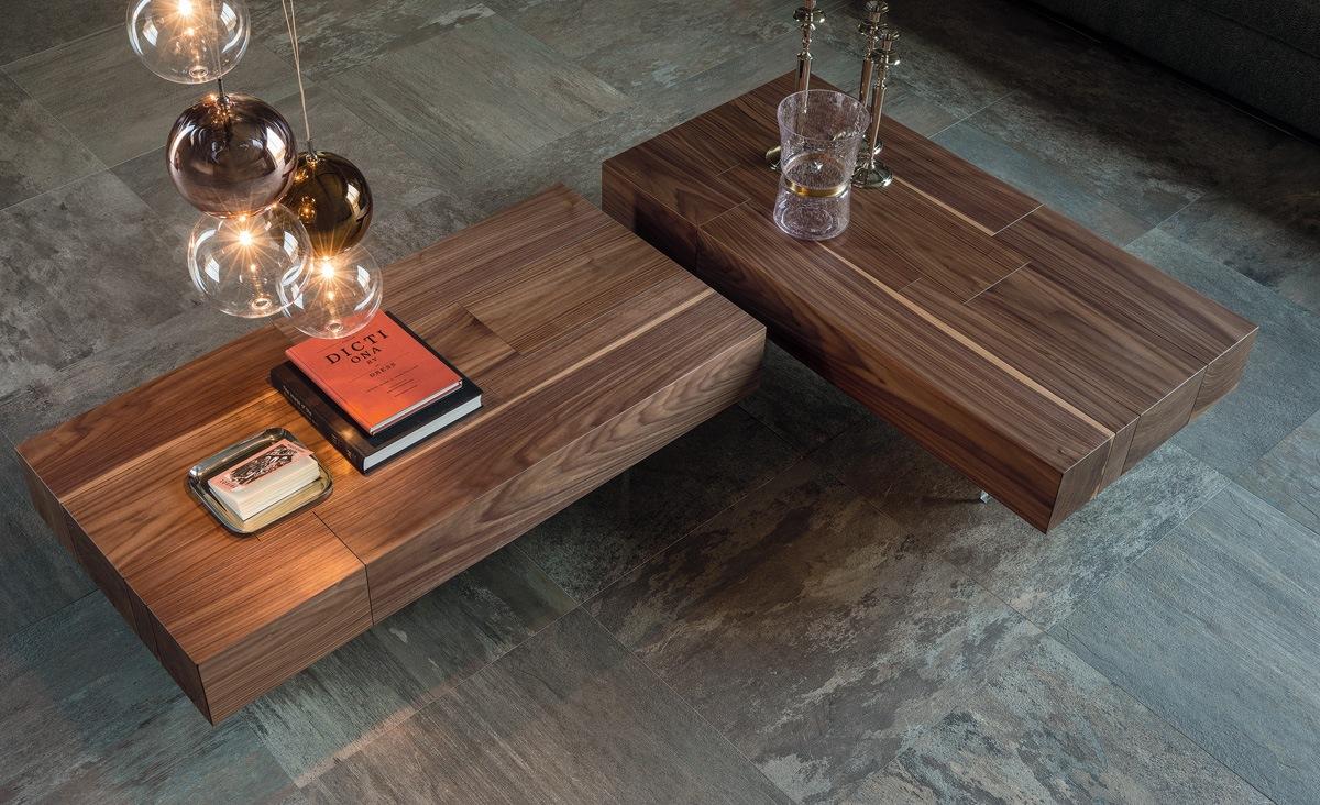 LINGOTTO Rectangular wood coffee table