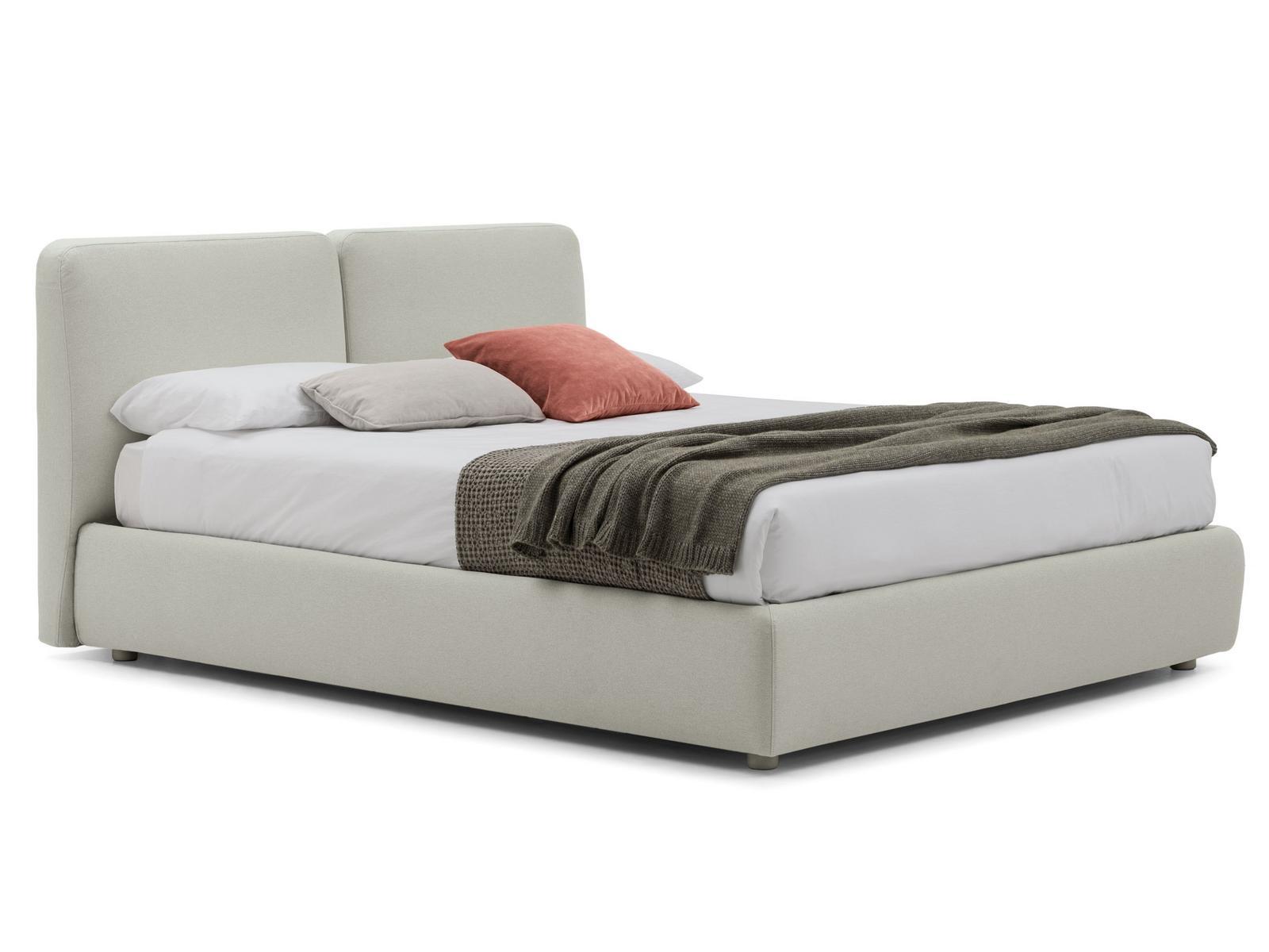 FEEL Storage bed with upholstered headboard