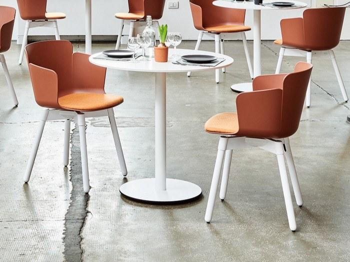 CALLA PL C PP Polypropylene chair with armrests