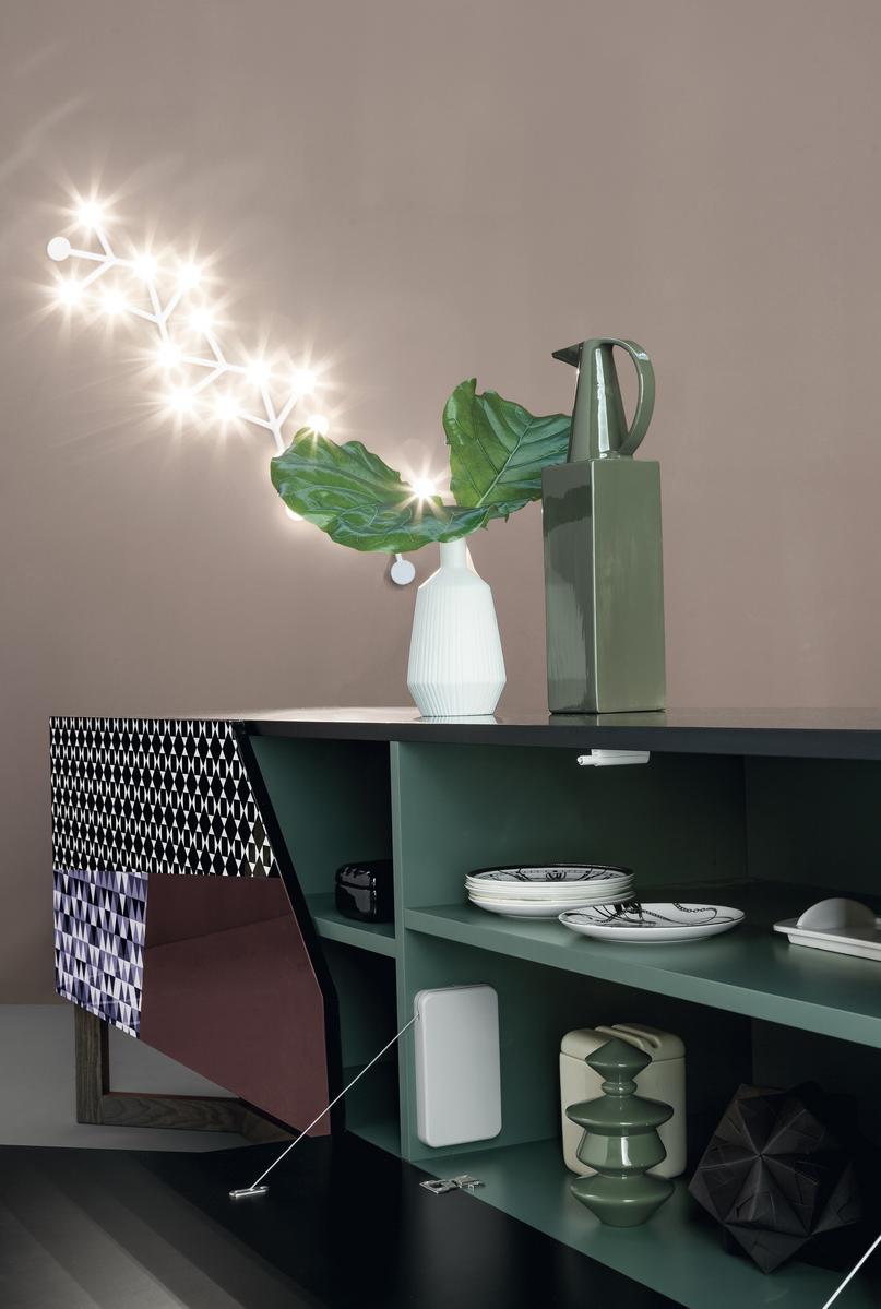 DOPPLER Wooden sideboard with doors