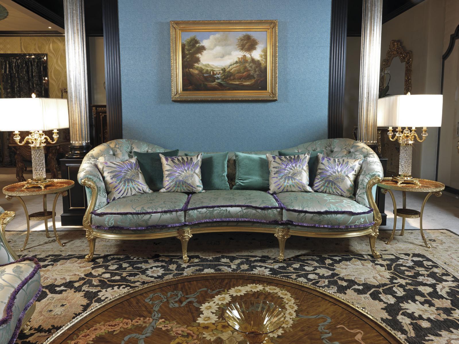 4960 3 seater fabric sofa