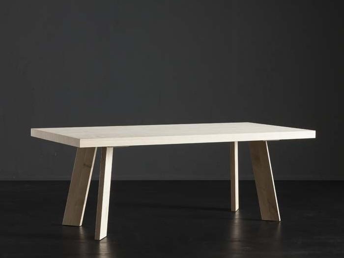 NIZZA + STREET Rectangular wooden dining table