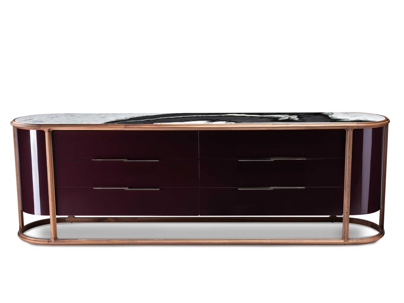 KING'S CROSS Solid wood sideboard with doors