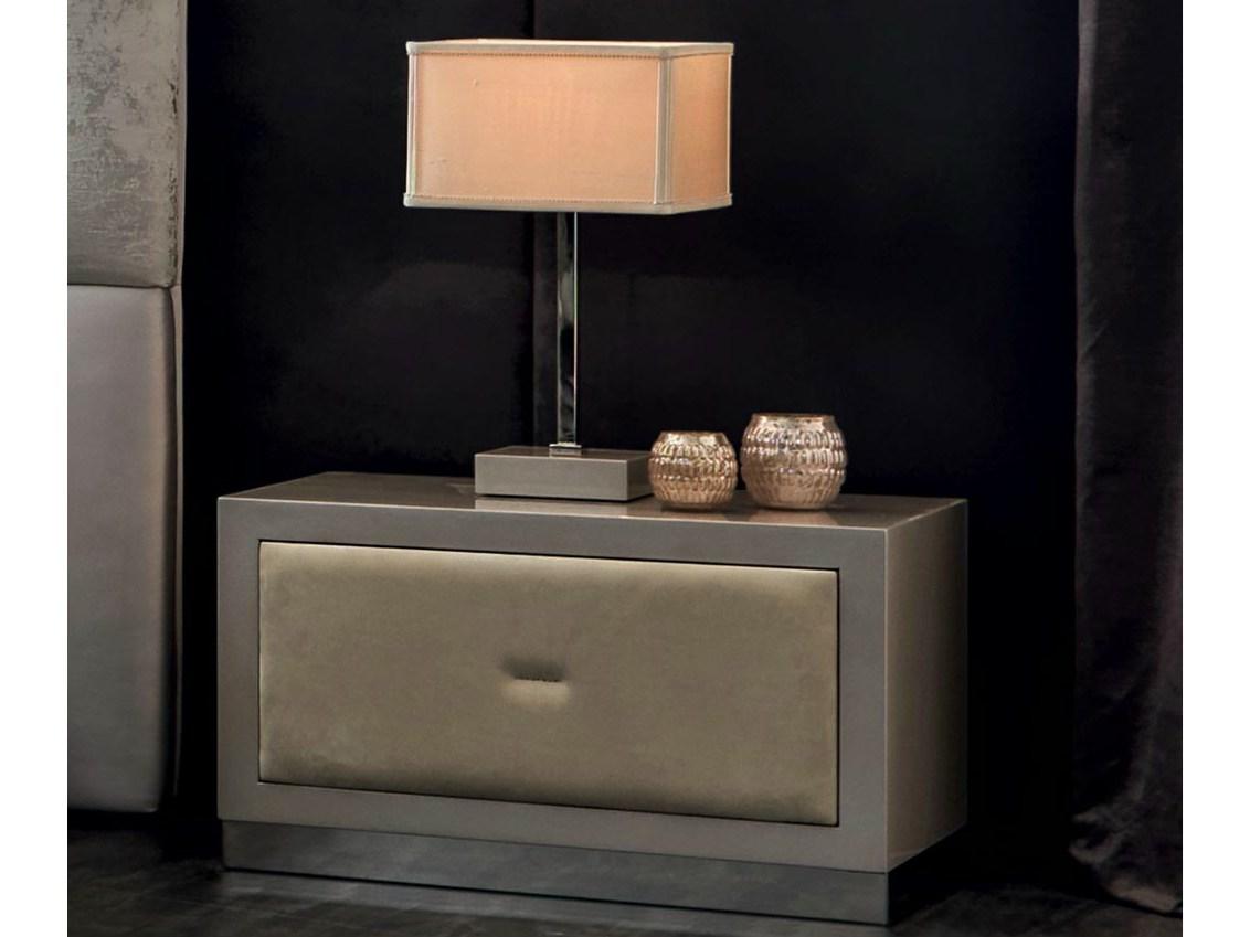 KEOPE-SOFT Rectangular bedside table with drawers