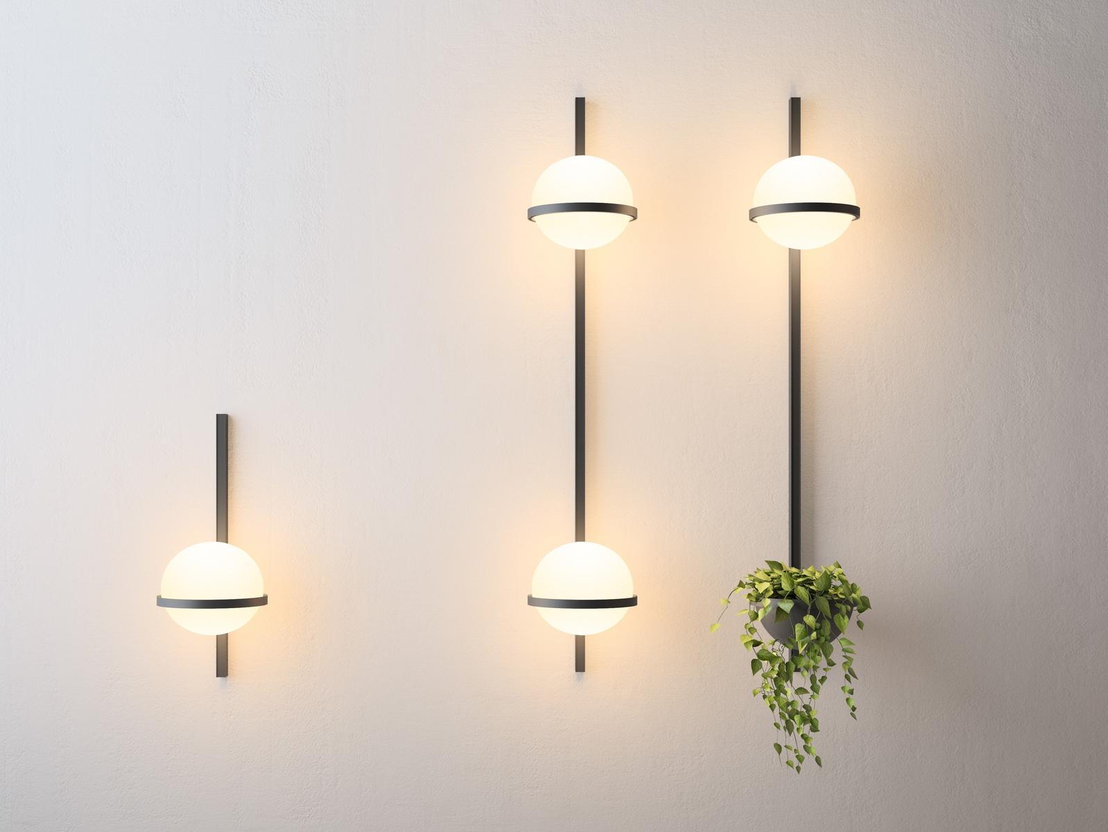 PALMA LED blown glass wall lamp