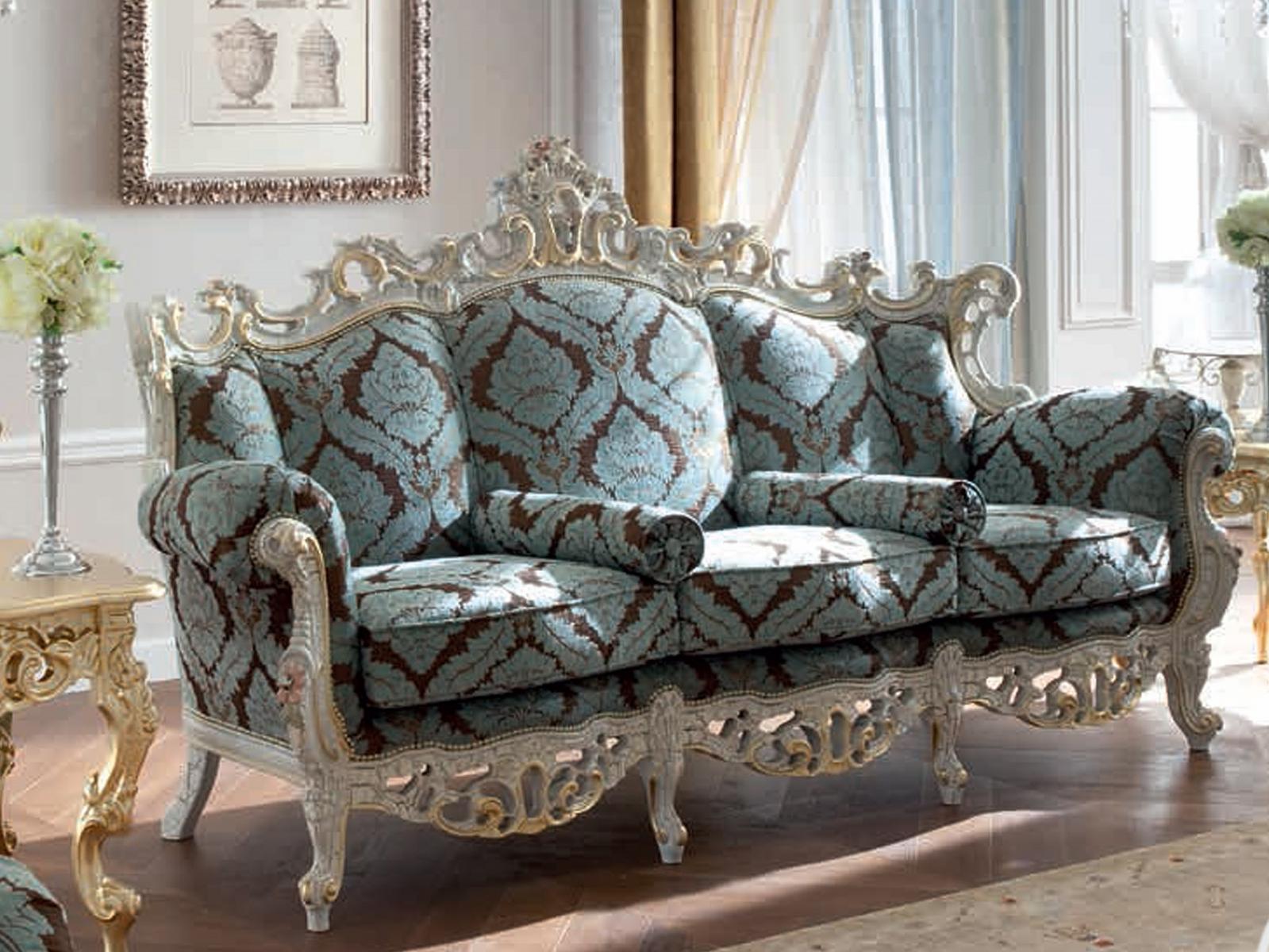 14433 3 seater fabric sofa