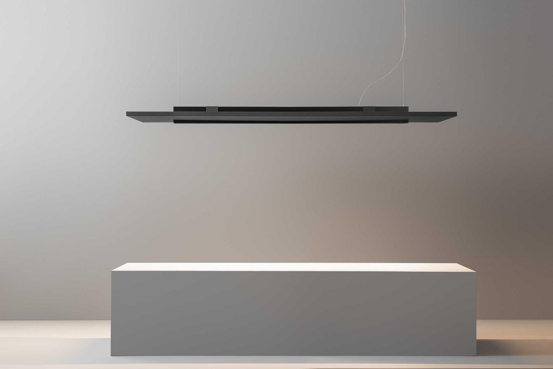 STAGE VERTICAL SILENCE LED perforated metal pendant lamp