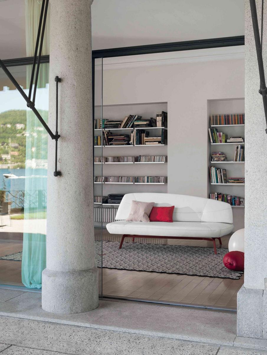 BANDY Convertible fabric sofa bed