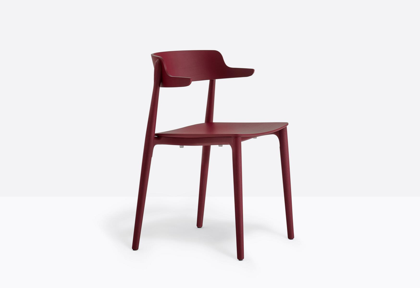 NEMEA 2825 Ash restaurant chair with armrests