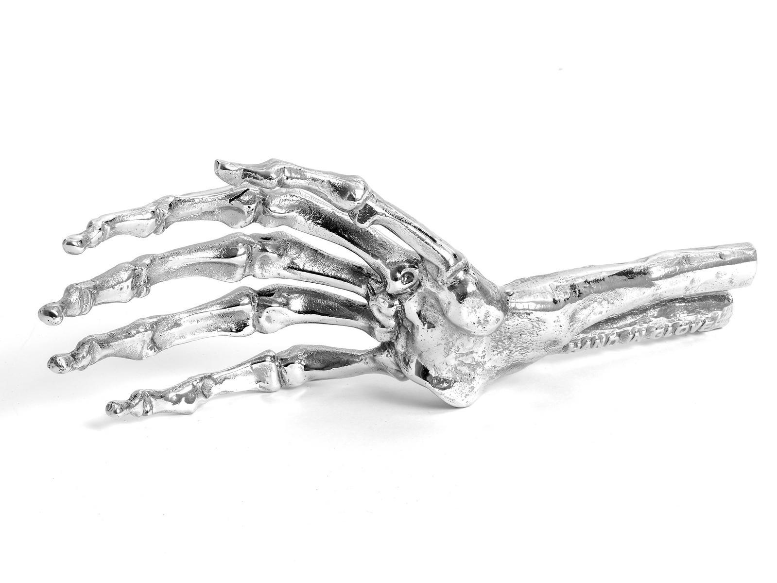 SKELETON HAND Aluminium decorative object