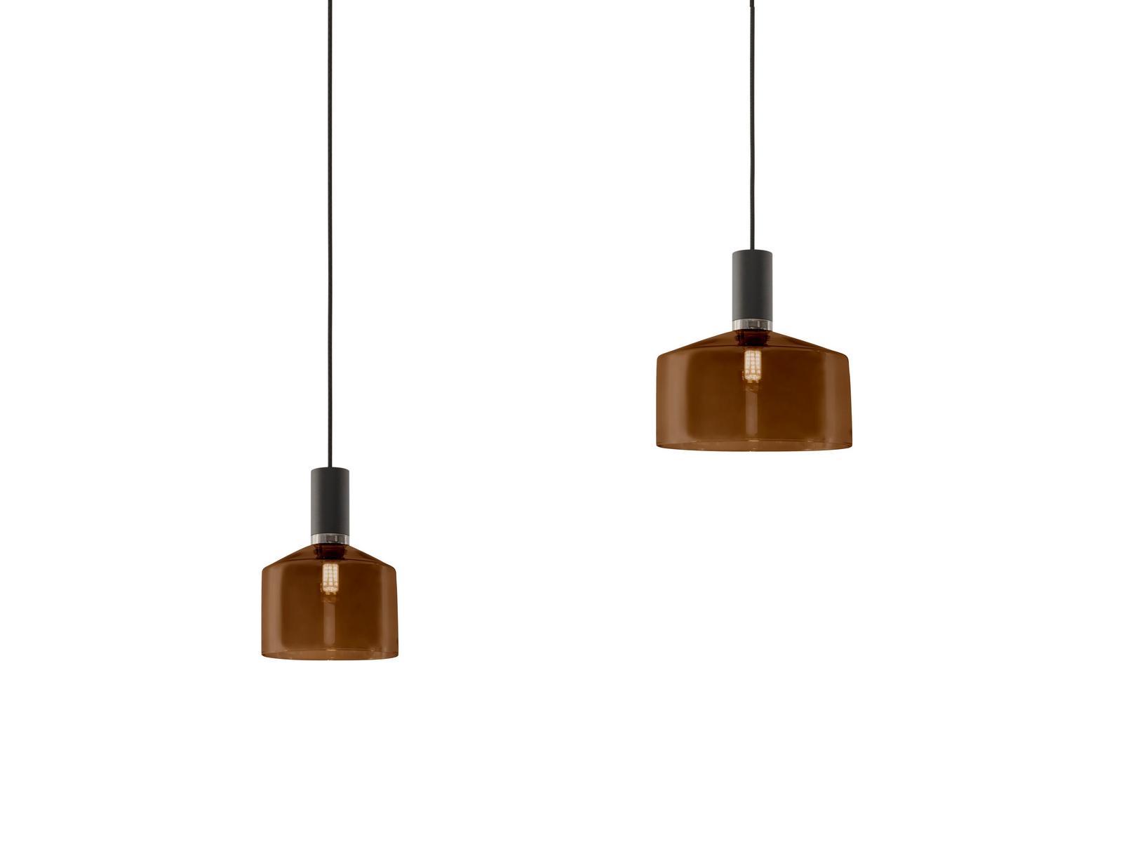 SHADE Direct-indirect light glass pendant lamp