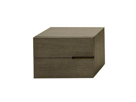 SEGNO Rectangular bedside table with drawers