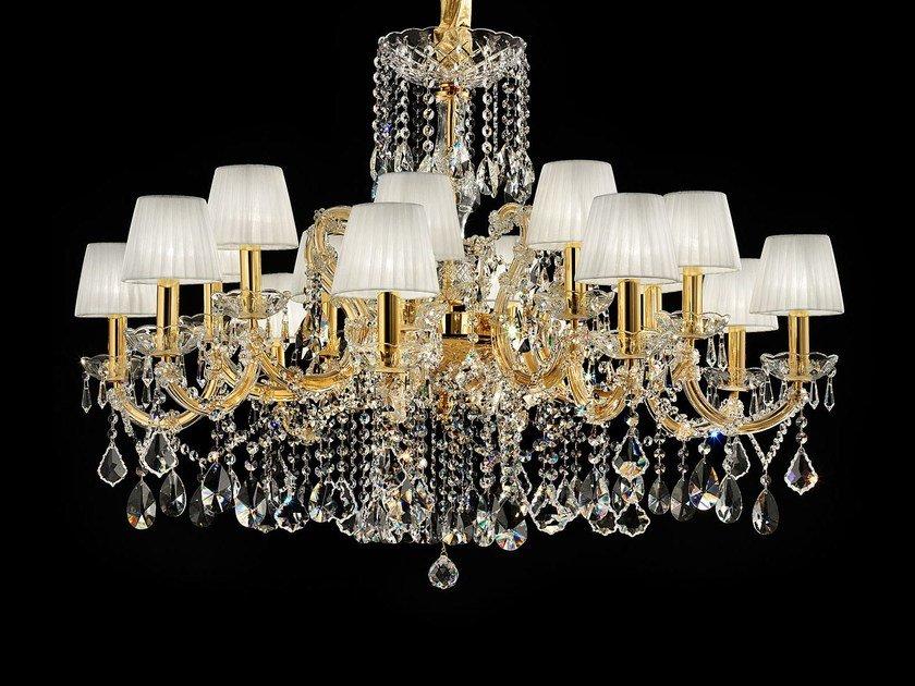 MARIA TERESA VE 975 16 Painted metal chandelier with crystals