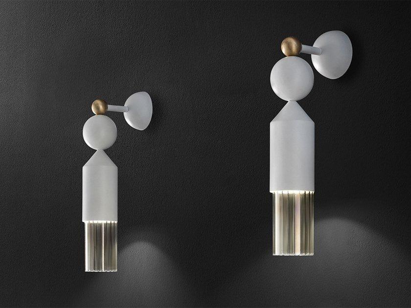 NAPPE APP N4 LED painted metal wall lamp