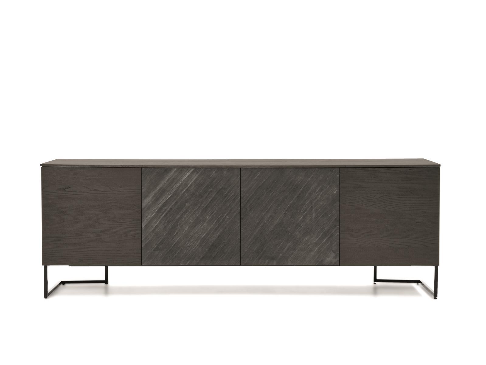 GRAFICA Wooden sideboard with doors