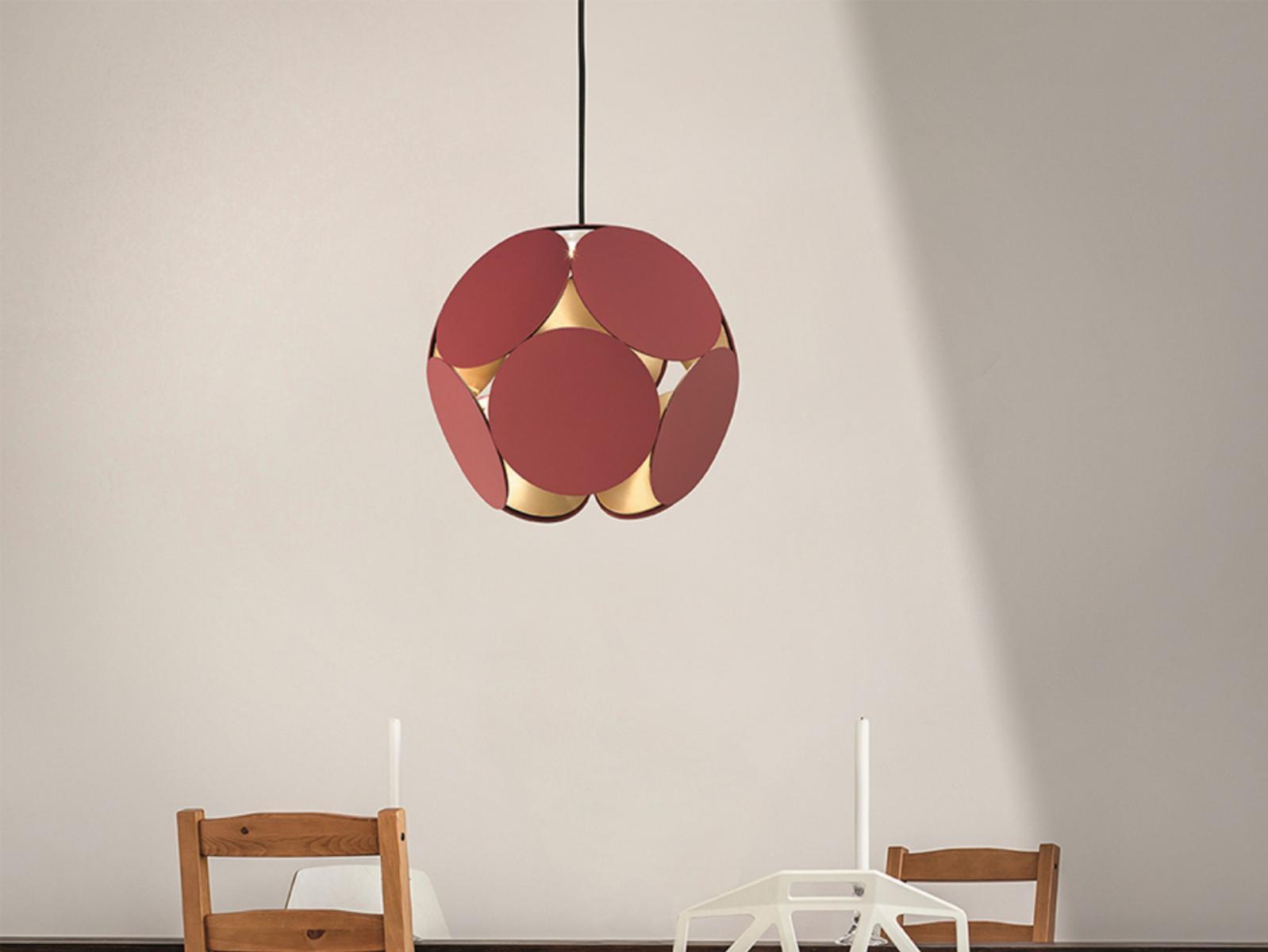 TIMEO S1 35 LED painted metal pendant lamp