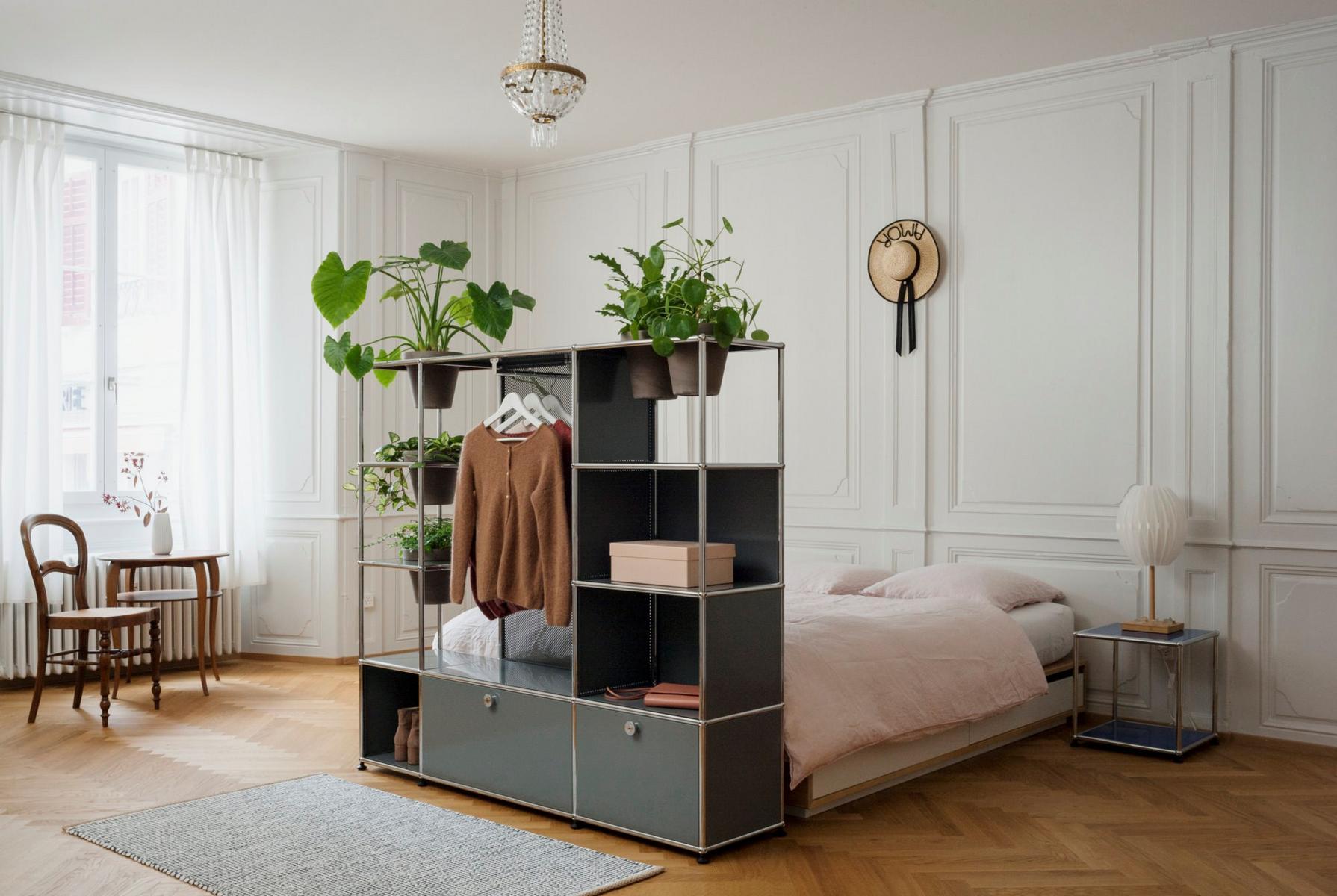 WORLD OF PLANTS FOR HALLER Sectional wardrobe