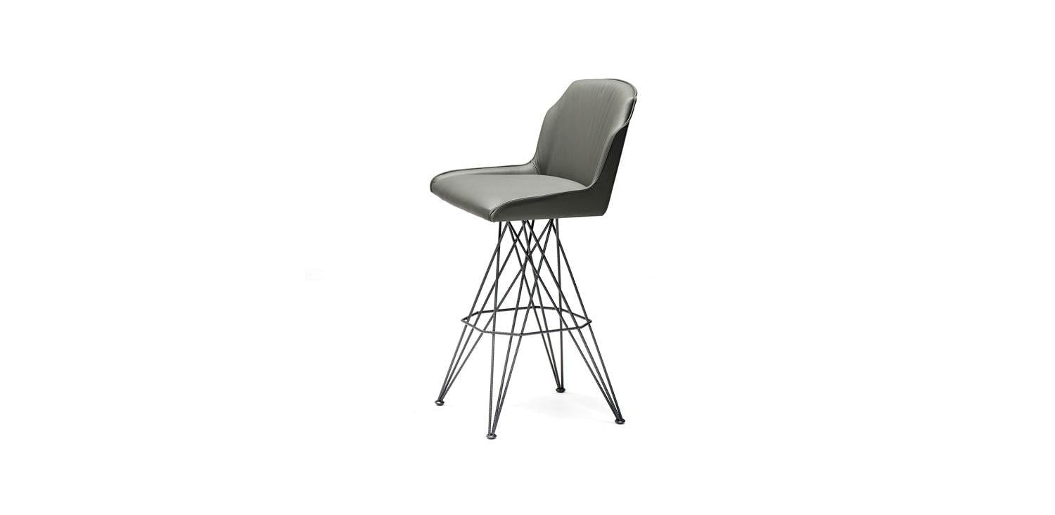 FLAMINIO Fabric bar chair