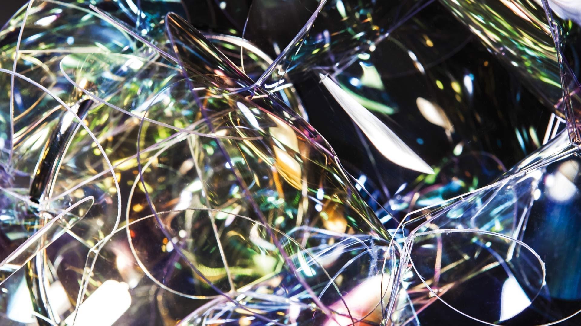 MILLE BOLLE LED polycarbonate pendant lamp