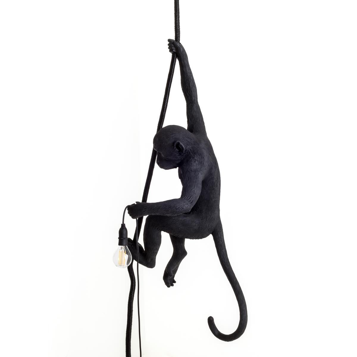 THE MONKEY LAMP BLACK CEILING LED resin pendant lamp