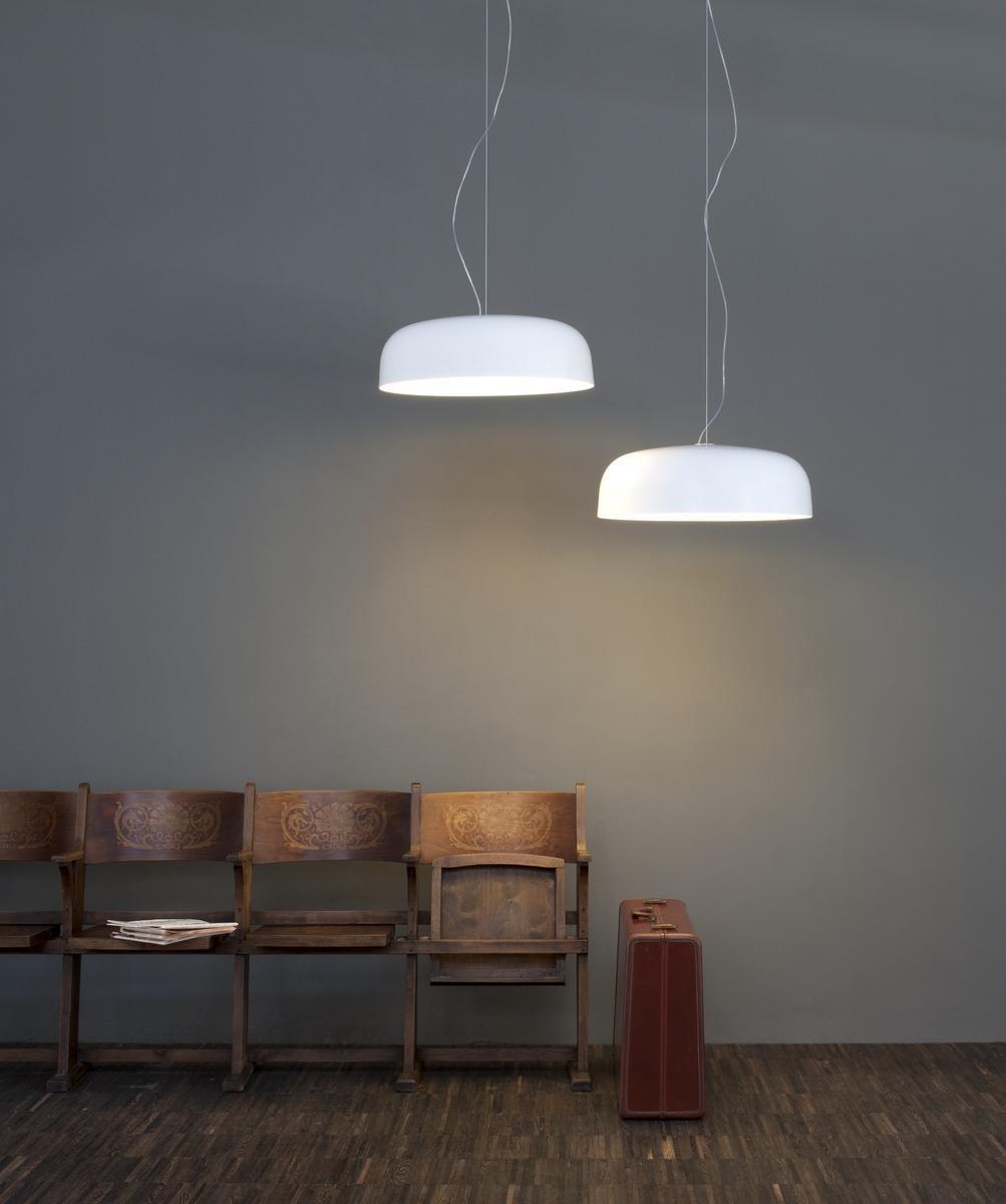 CANOPY - 421 Indirect light fluorescent PMMA pendant lamp