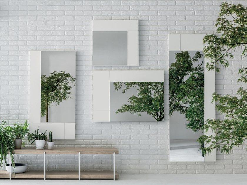 HASHTAG Rectangular wall-mounted mirror