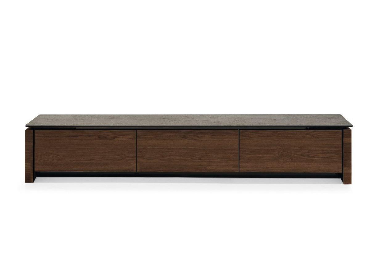 MAG Low TV cabinet with flap doors
