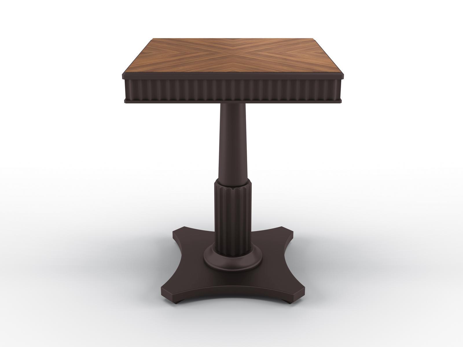 HECTOR Square solid wood table