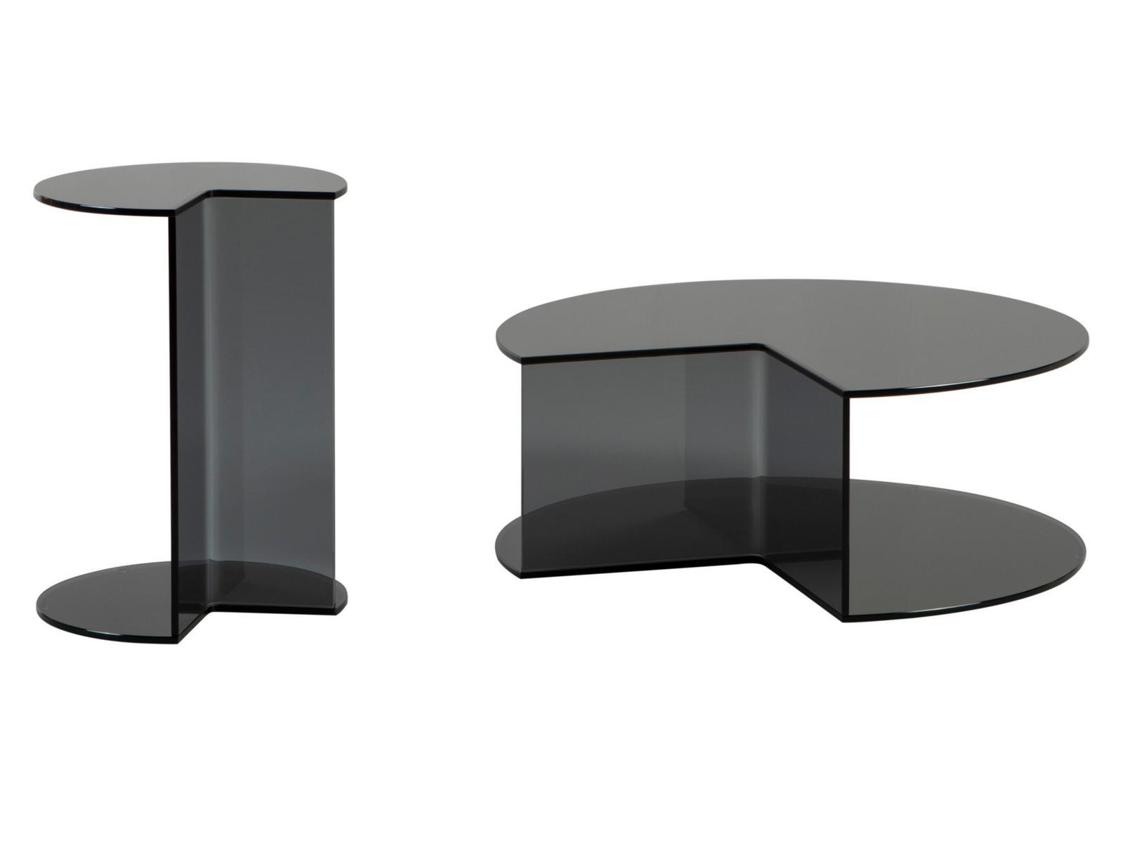 PACMAN Round crystal coffee table