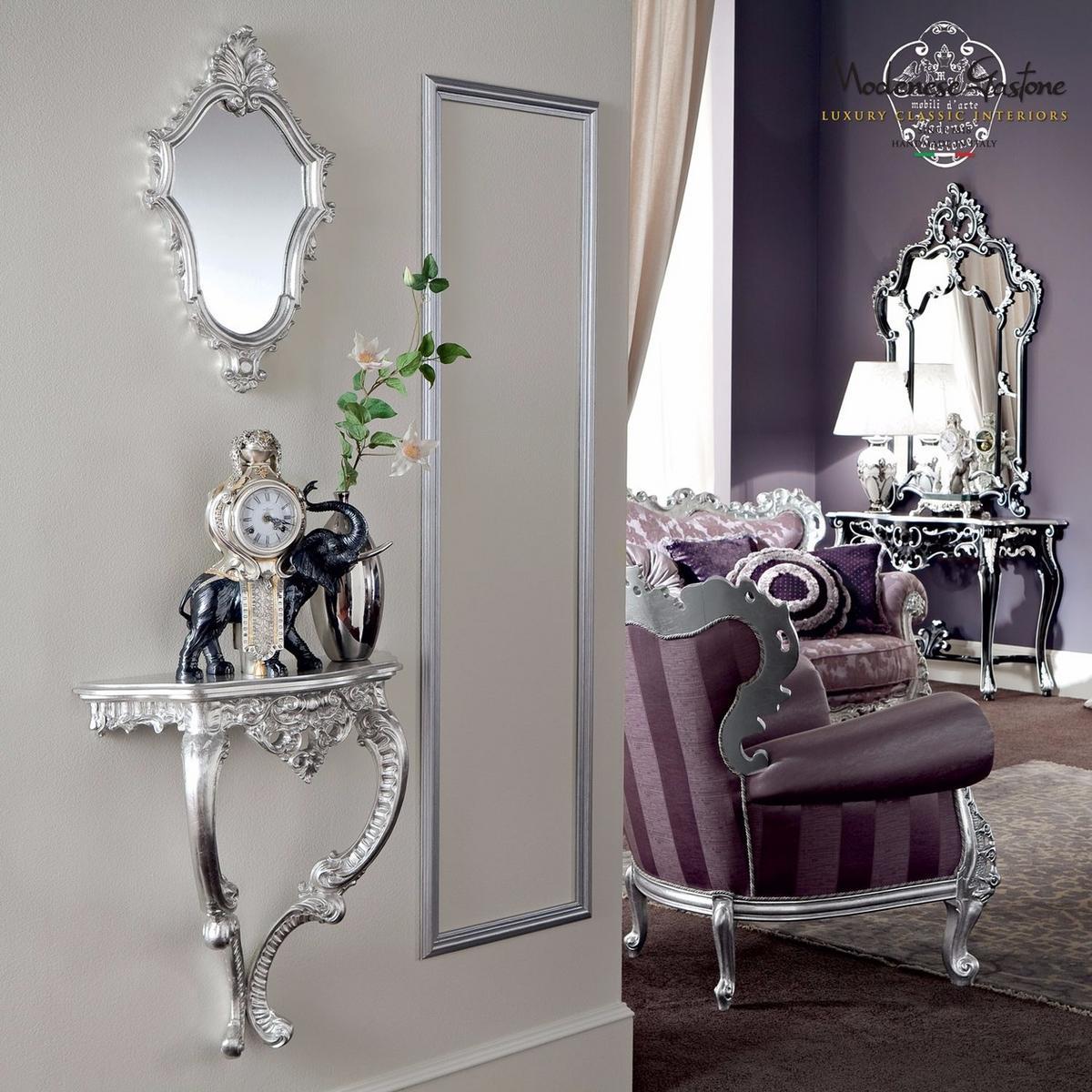 13687 Wall-mounted framed mirror