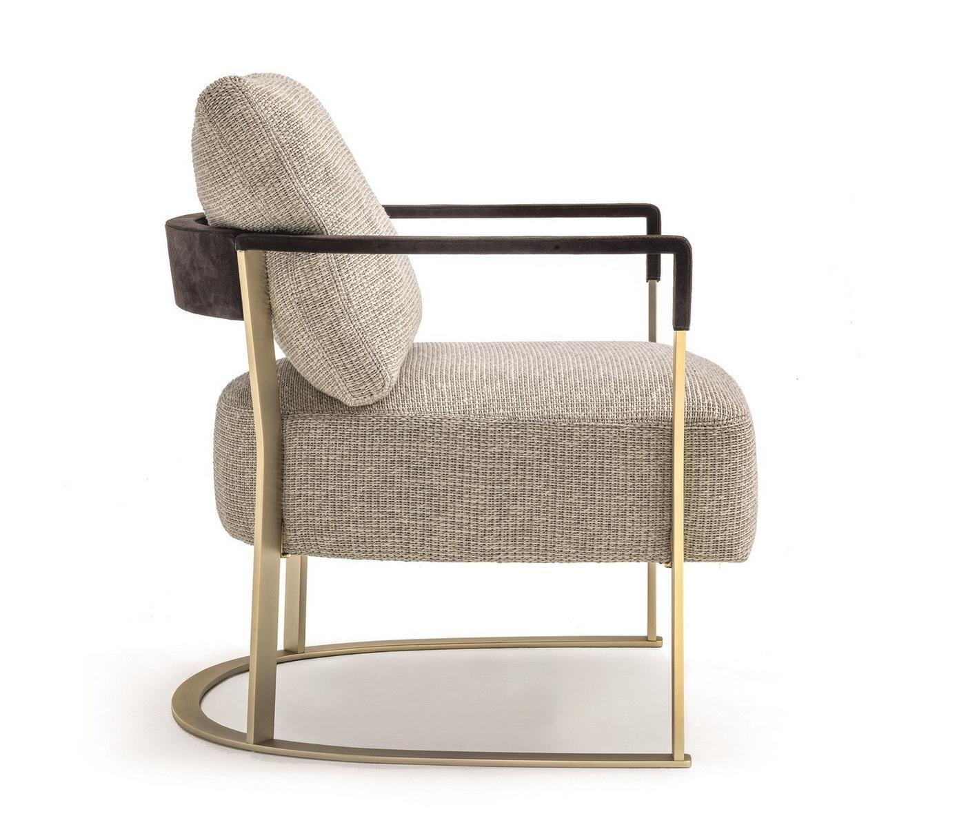 KATHRYN Leather easy chair