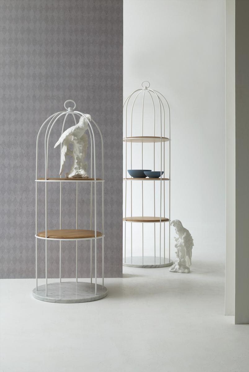 TWEET Open freestanding metal bookcase
