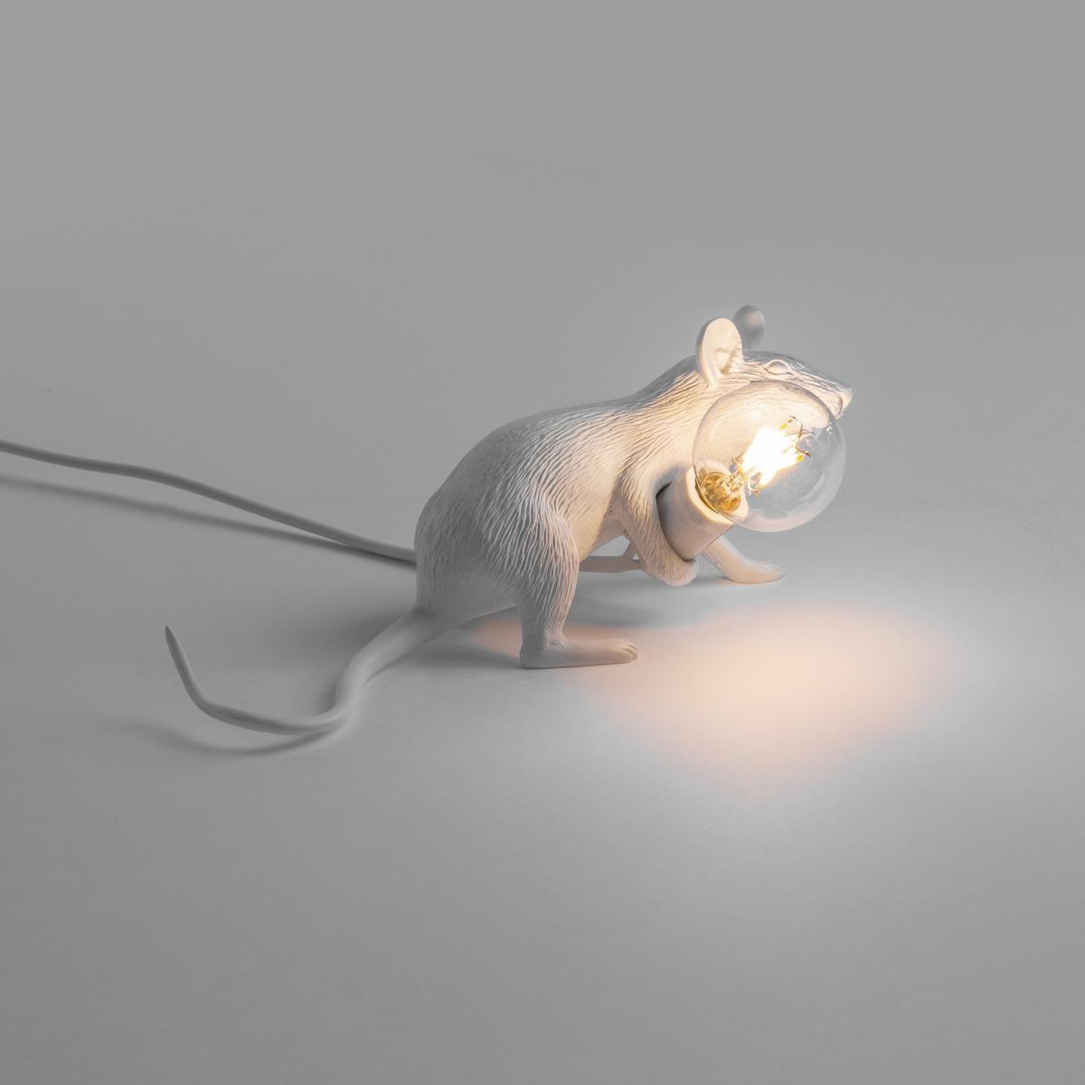 MOUSE LAMP LIE DOWN - LOP LED resin table lamp