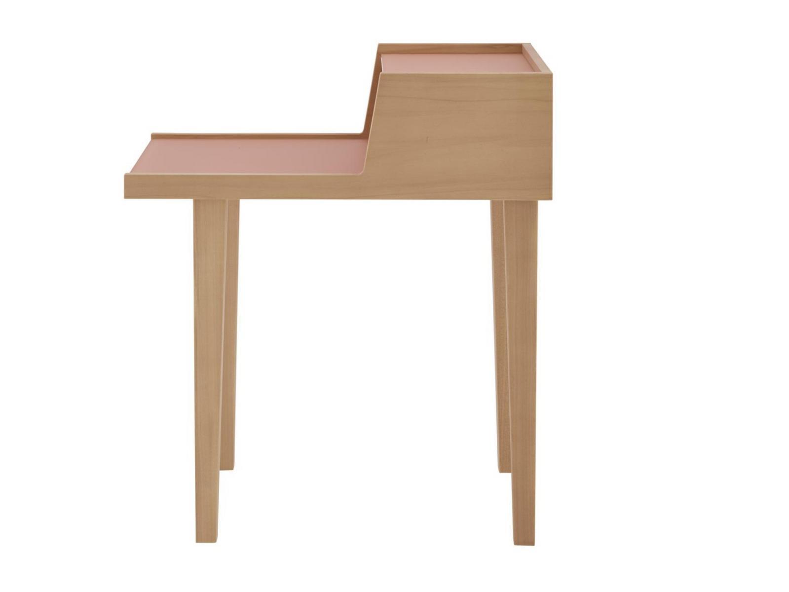 PAVANE Rectangular solid wood bedside table