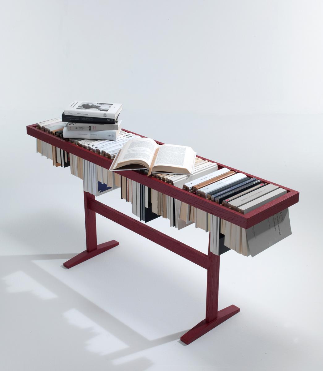 BOOKEN Wooden bookcase / coffee table
