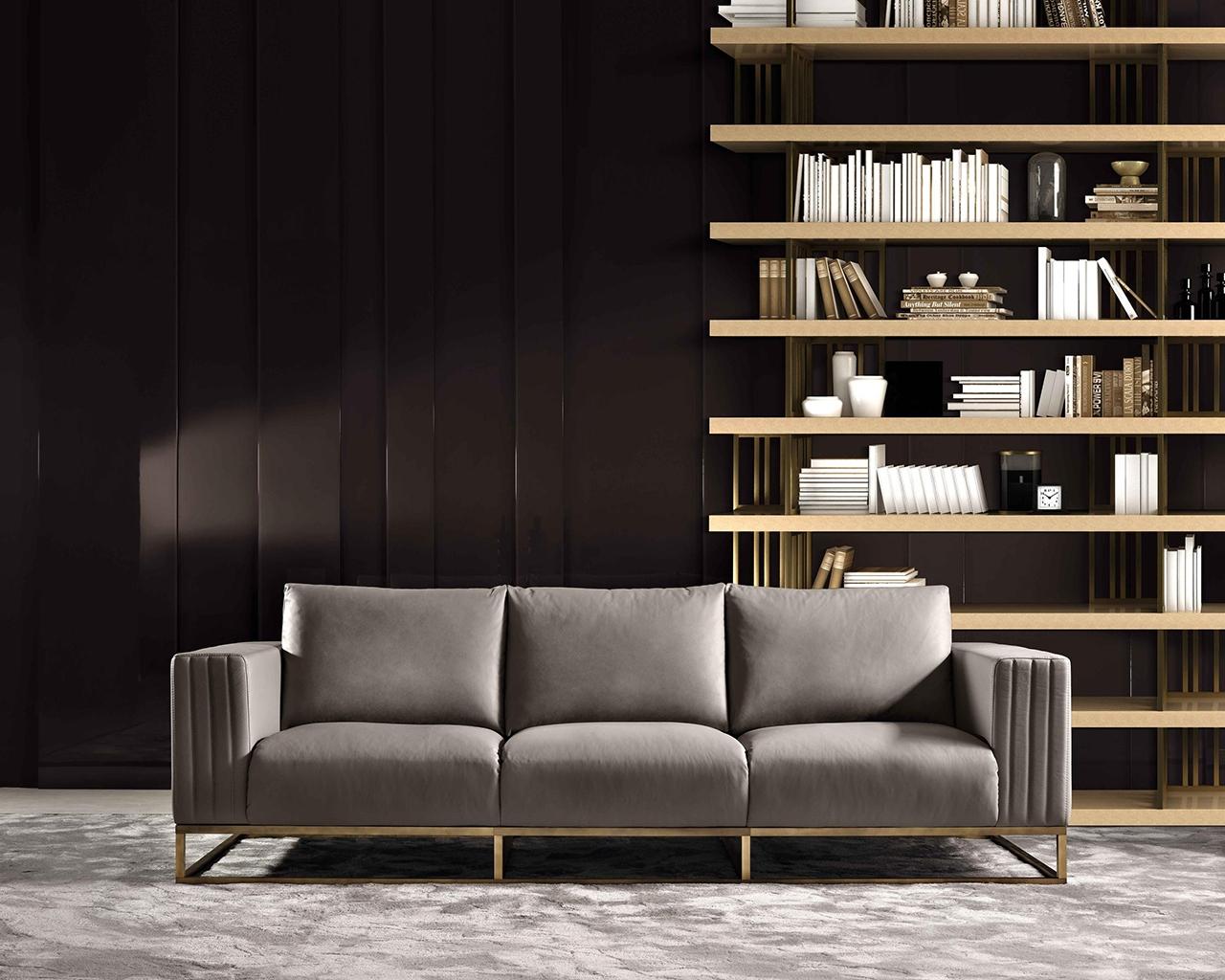 MARTIN Sectional leather sofa