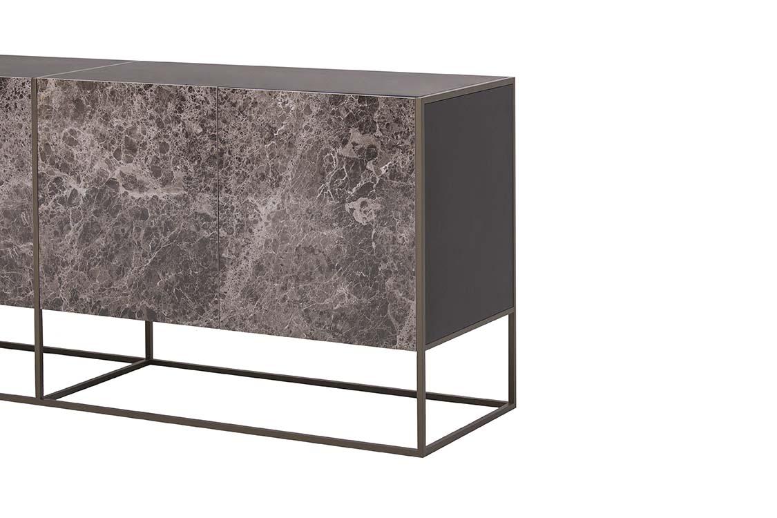 CORAL Porcelain stoneware sideboard with doors