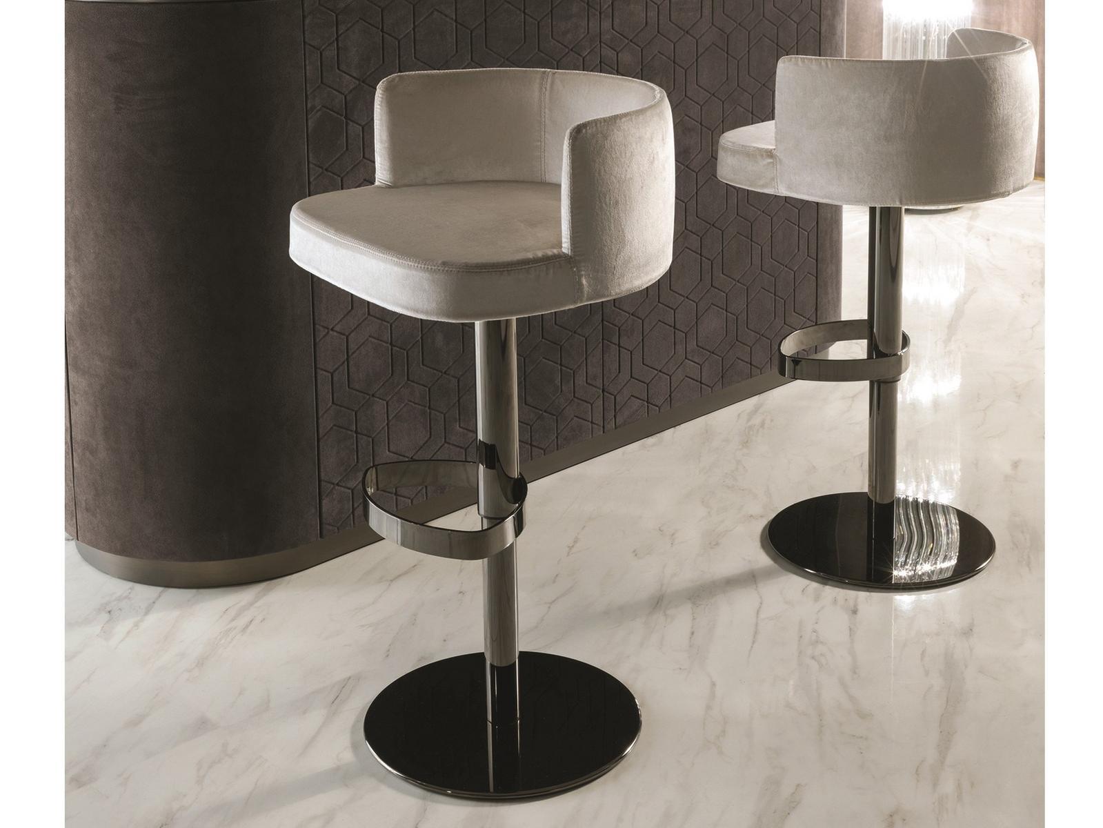 KELLY Leather bar chair