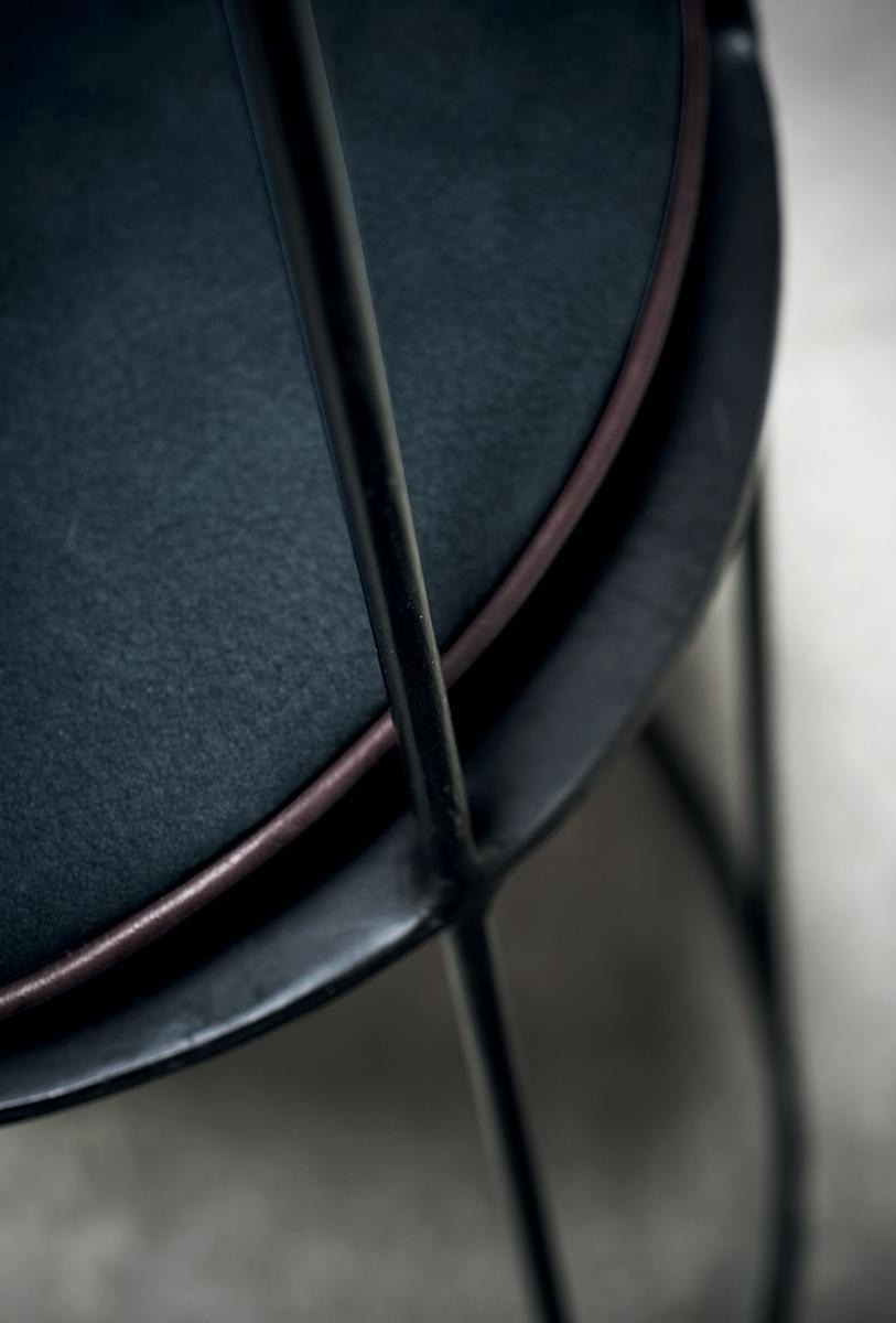 GINESTRA NUDA High-back iron chair