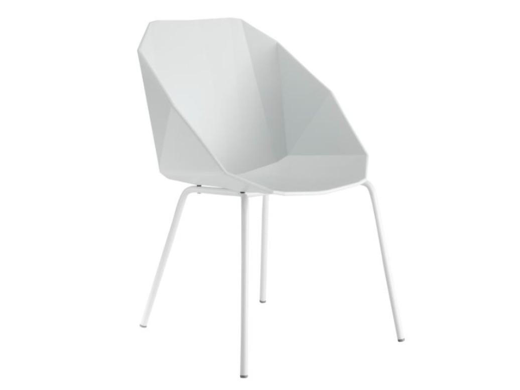 ROCHER Technopolymer chair with armrests
