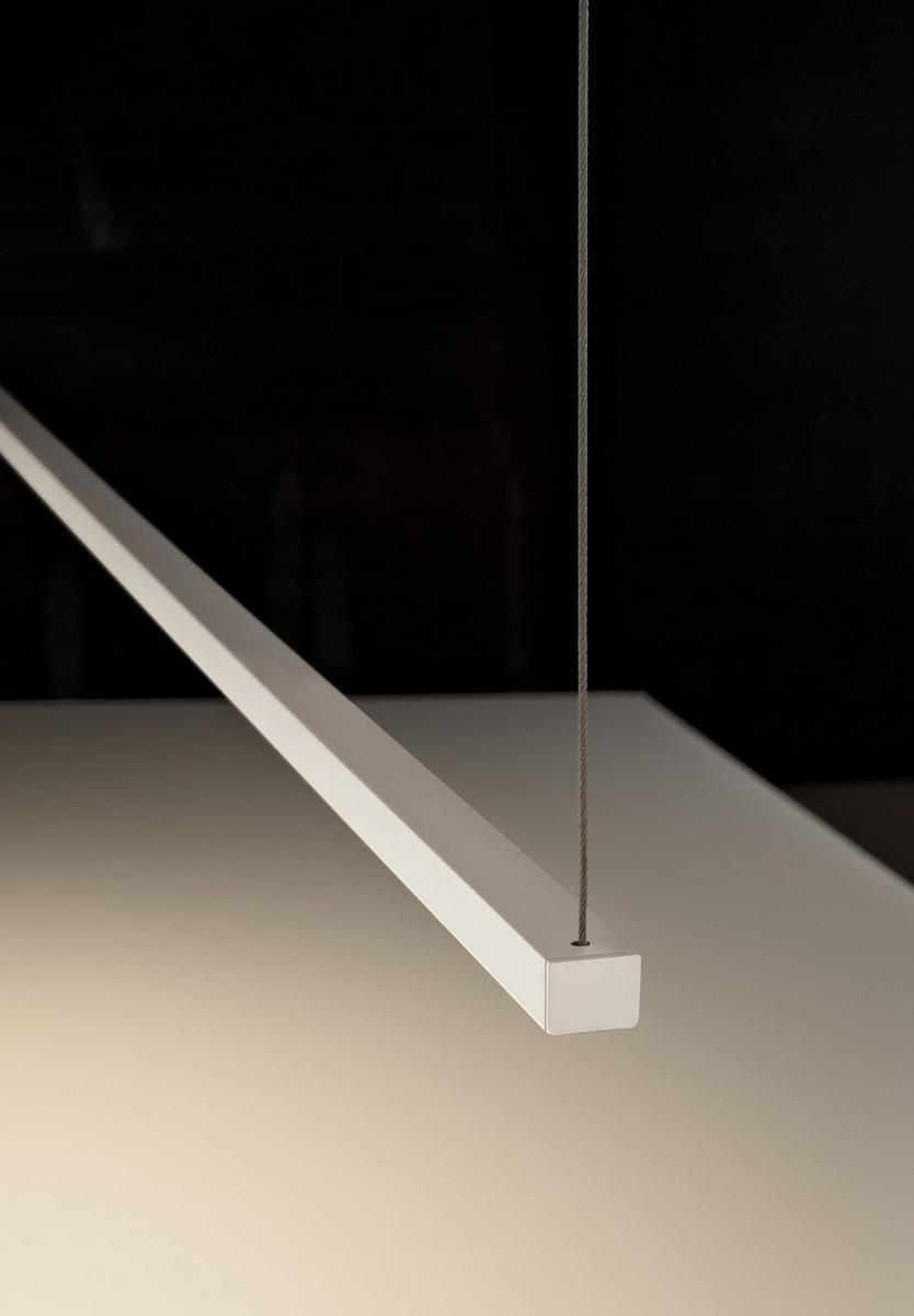 STRAIGHT LED aluminium pendant lamp