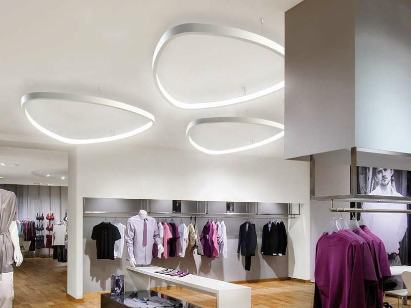 SOFT DELTA LED aluminium ceiling lamp