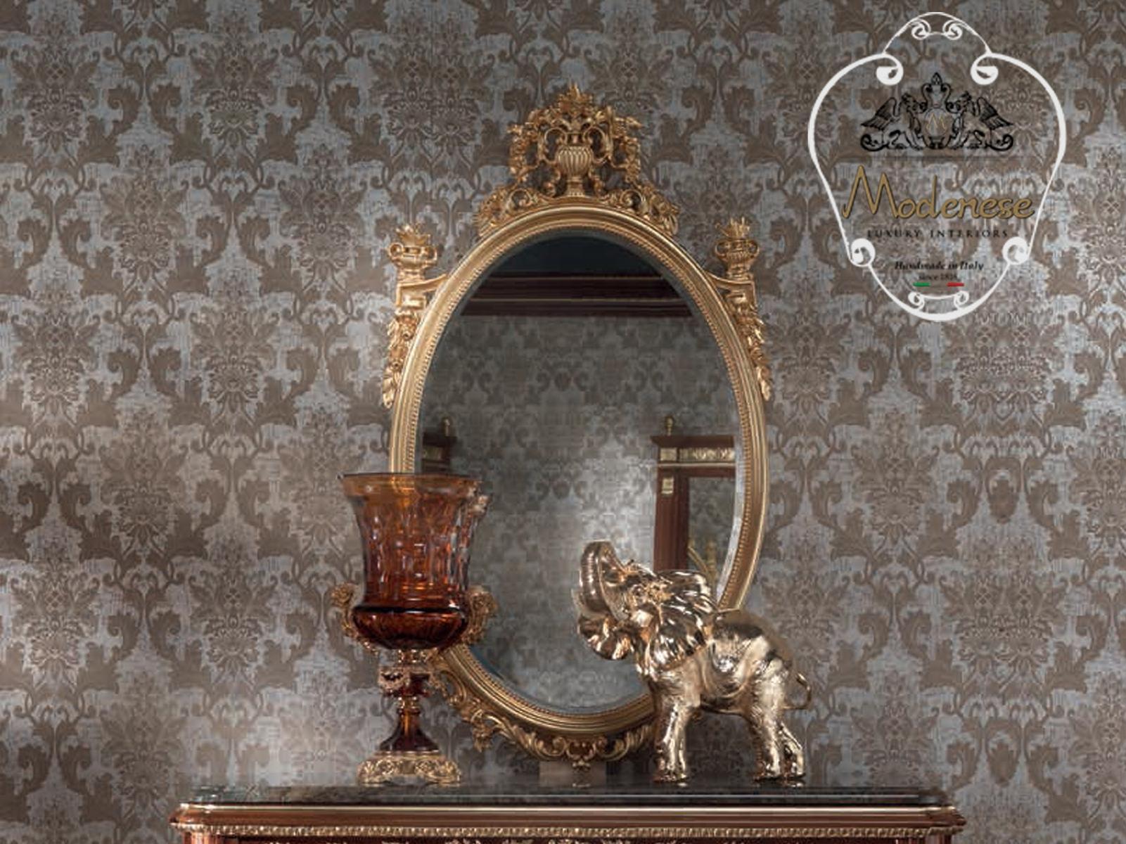 14654 Oval wall-mounted mirror