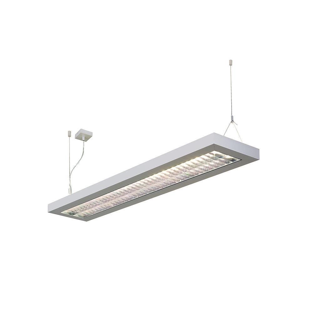 LONG GRILL Metal pendant lamp in a contemporary style