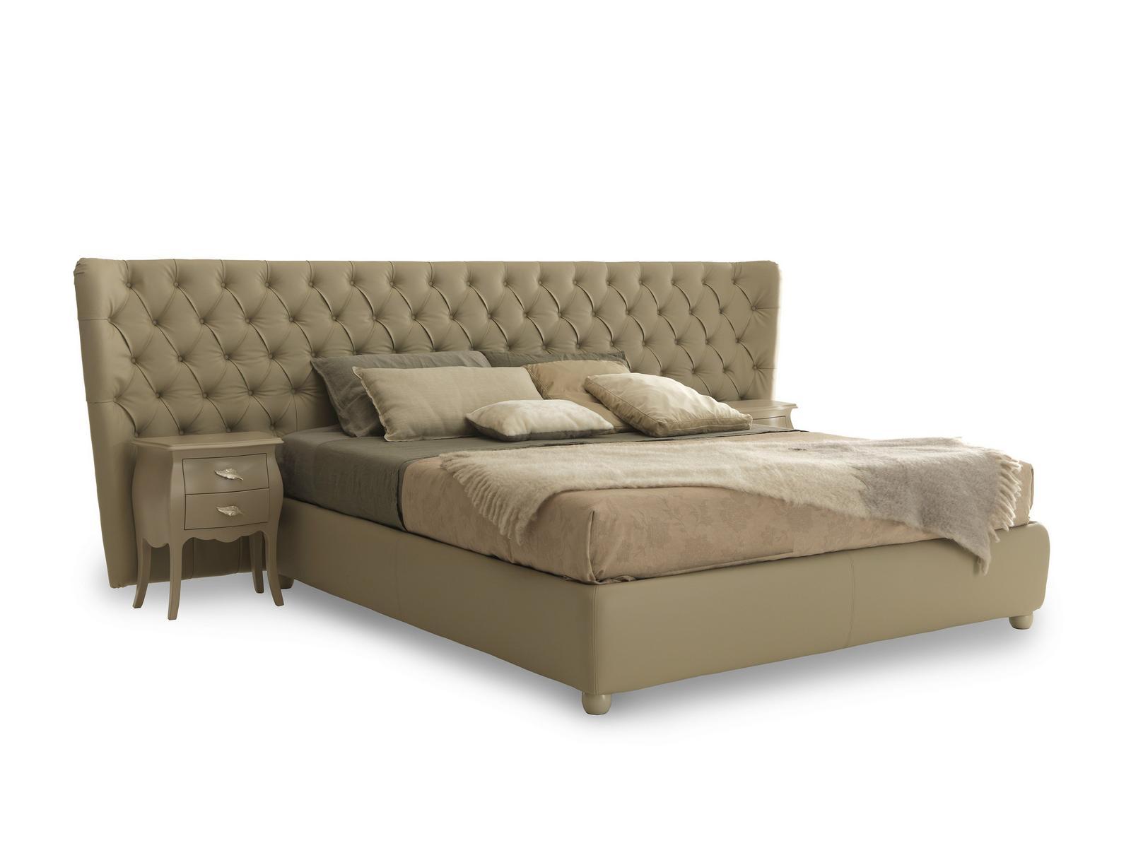 SELENE EXTRA LARGE Double bed with tufted headboard