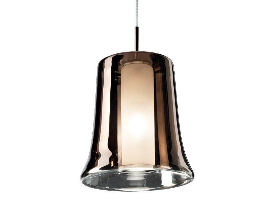 CLOCHE S LED Borosilicate glass pendant lamp