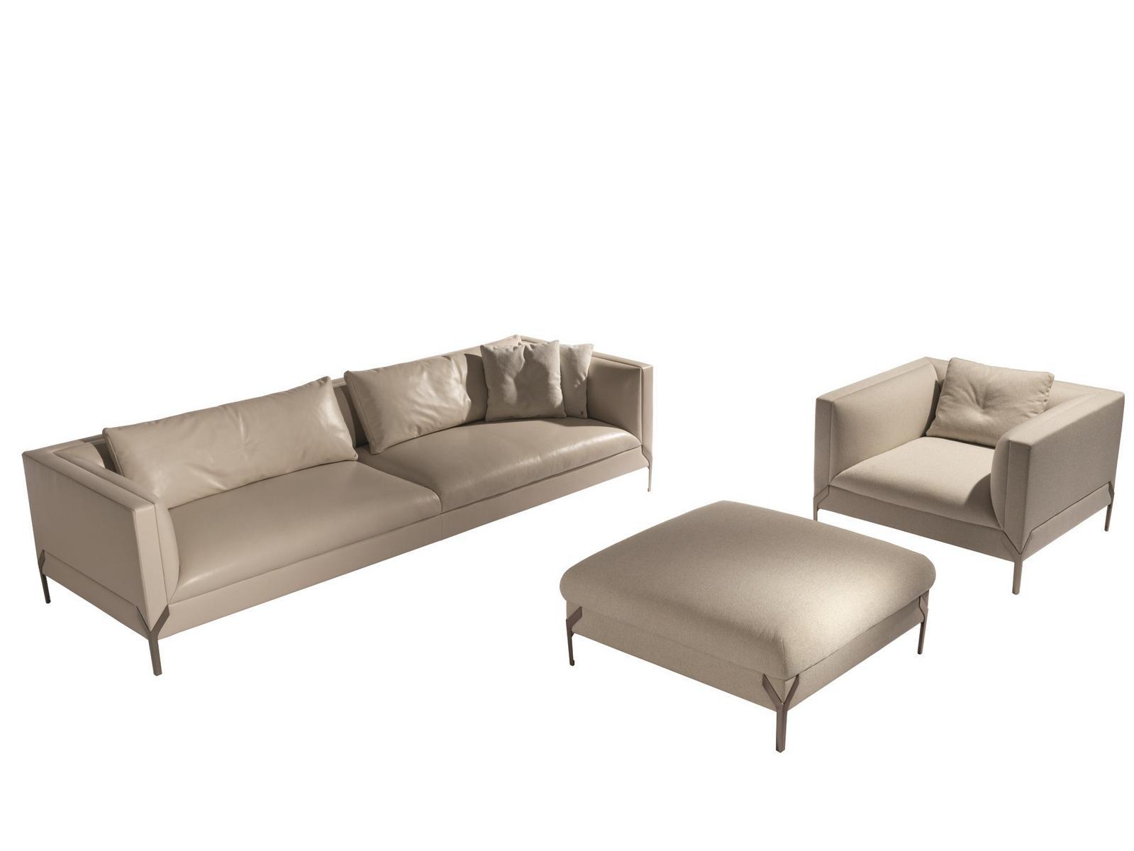 JAMBOREE Square fabric pouf