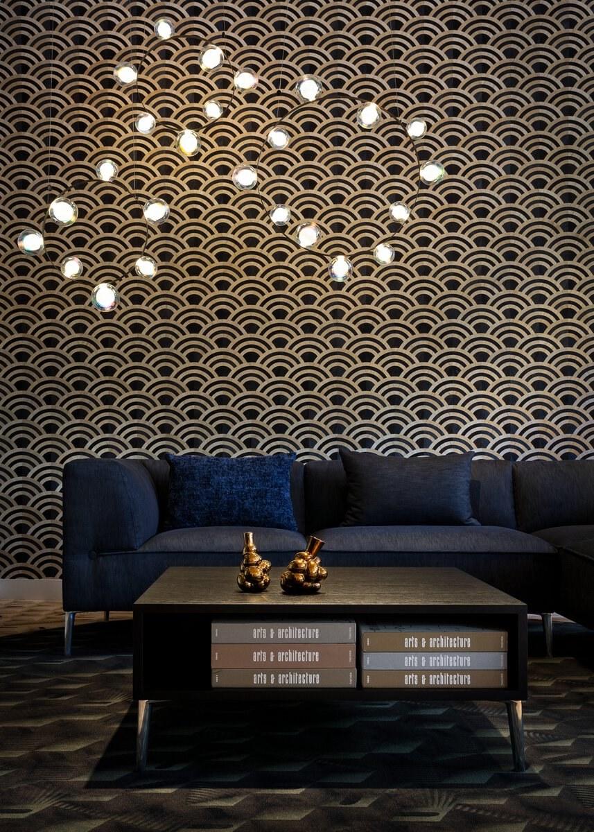 HUBBLE BOBBLE LED glass pendant lamp HUBBLE BOBBLE LED glass pendant lamp