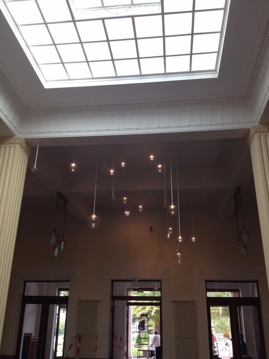 BANGSTER LED glass and aluminium pendant lamp BANGSTER LED glass and aluminium pendant lamp